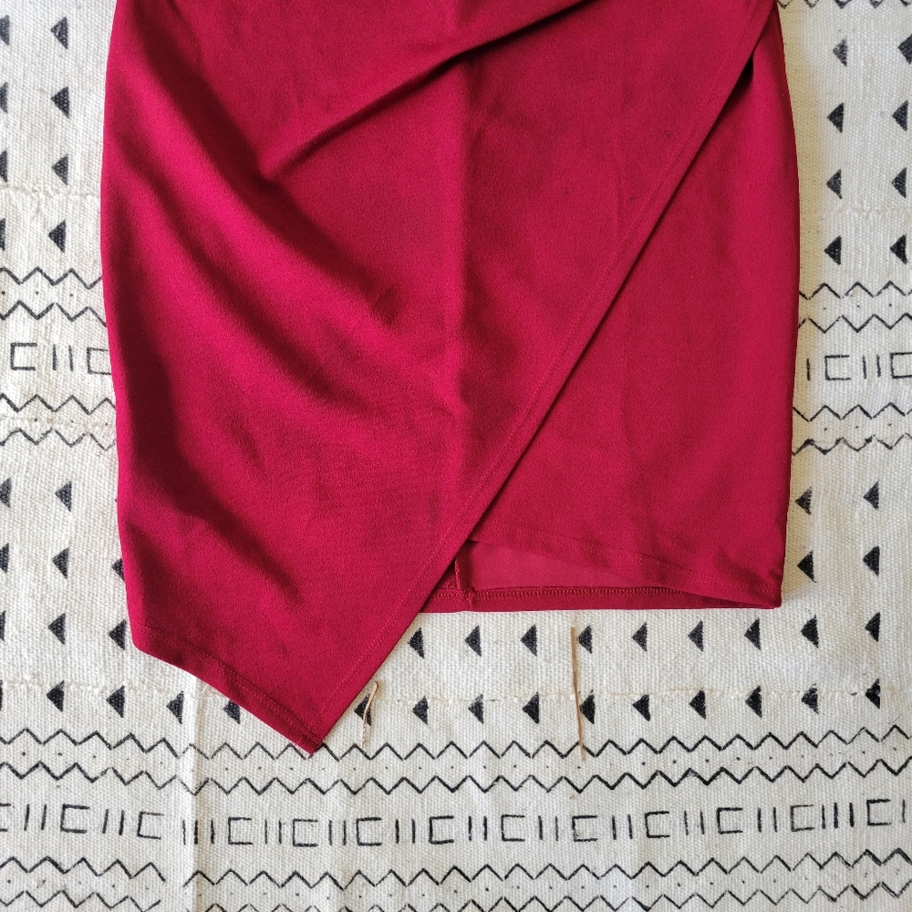 Red Mini Bodycon Dress - Picture 3 of 4